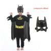 Children Boys Bat Man Costume Batboy Fancy Dress Tutu Super Kids Hero Cosplay Halloween Costume Outfits Comic Masquerade Evening