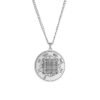 Dawapara Religious Solomon Necklace Magic Square Talisman Pendants Protection Wealth Amulet Stainless Steel Jewelry