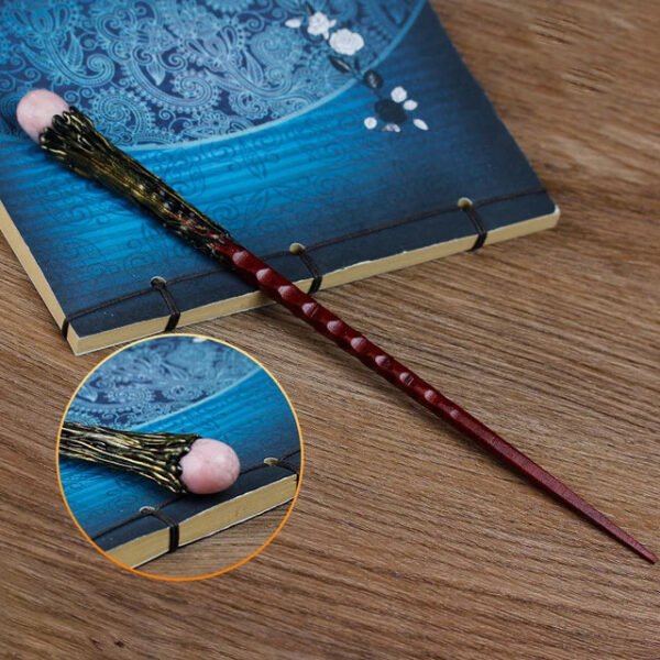 Natural Stones Crystal Magic Wand Witch Amethyst Rose Pink Quartz Labradorite Red Agate Home Decoration Witchcraft Reiki Healing