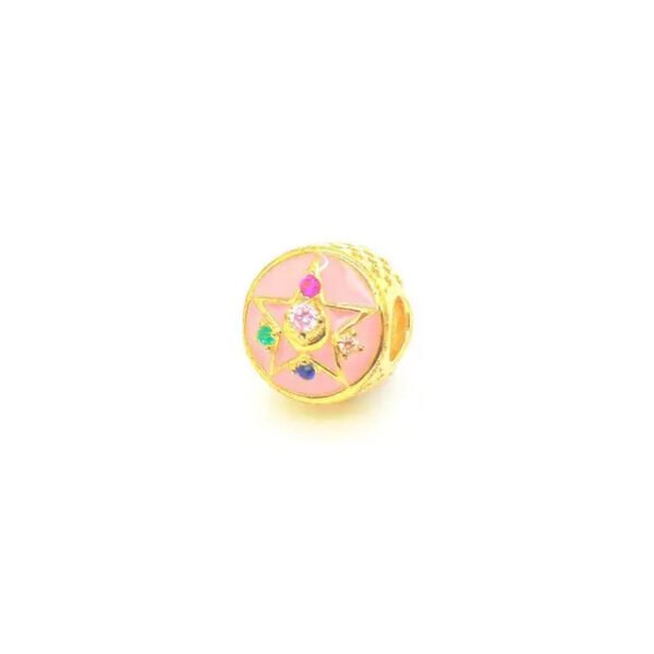925 Sterling Silver Anime Sailor Moon Gold Color Charms Beads For Bracelet Bangle Charms DIY Jewelry Making Sailor Fans Gift
