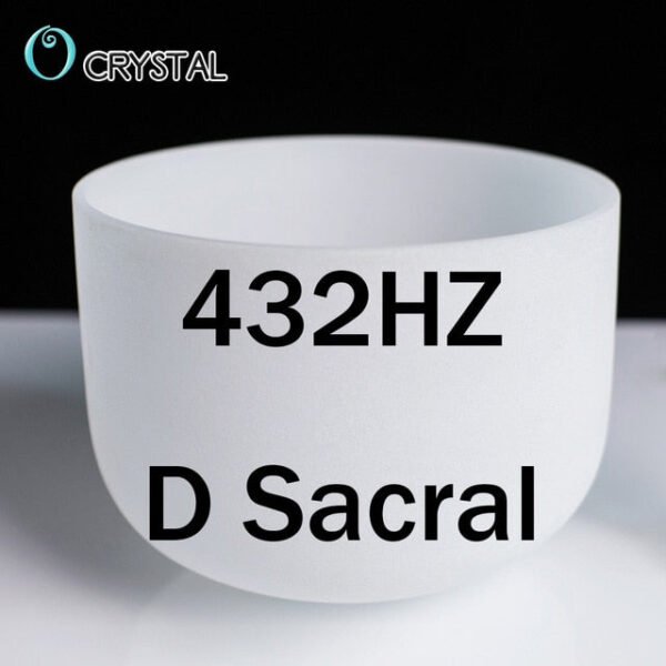 8inch Note Perfect Sound C/d/e/f/g/a/b Chakra Frosted Quartz Crystal Singing Bowl 8" Meditation - Bells & Chimes