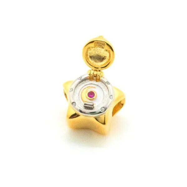 925 Sterling Silver Anime Sailor Moon Gold Color Charms Beads For Bracelet Bangle Charms DIY Jewelry Making Sailor Fans Gift