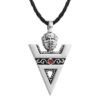 Kinitial Vintage Egypt Pyramid All-Seeing Evil Eye Illuminati Necklace Egyptian Charm Pendants Necklaces Jewelry