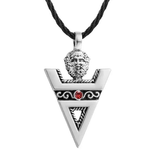 Kinitial Vintage Egypt Pyramid All-Seeing Evil Eye Illuminati Necklace Egyptian Charm Pendants Necklaces Jewelry