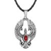 Kinitial Vintage Egypt Pyramid All-Seeing Evil Eye Illuminati Necklace Egyptian Charm Pendants Necklaces Jewelry
