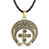 Kinitial Vintage Egypt Pyramid All-Seeing Evil Eye Illuminati Necklace Egyptian Charm Pendants Necklaces Jewelry