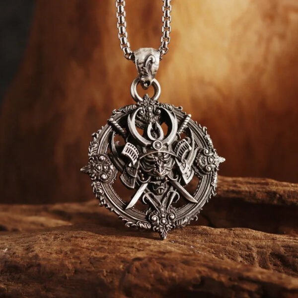 Gothic Crucifixion Skull Cross Pendant Necklace Catholic Prayer Jewelry for Men and Women Punk Trendy Jewelry
