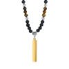 TIBETAN BUDDHIST PHURBA KILAYA THE MAGIC DAGGER WITHTIGER’S EYE LAVA STONE NECKLACE FOR MEN JEWELRY