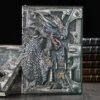 3D Three-dimensional Dragon A5 Notebook European Retro Thickened Pu Embossed Notepad Diary Business Gift Office Supplies