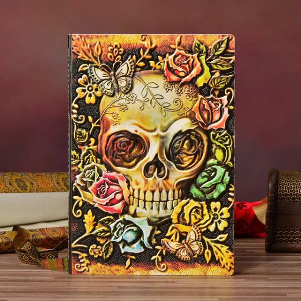 3D Three-dimensional Dragon A5 Notebook European Retro Thickened Pu Embossed Notepad Diary Business Gift Office Supplies