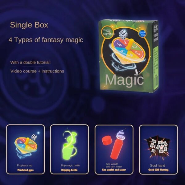 Enchanting Adventures: Beginner's Magic Kit - Unleash the Mystery with Exciting Tricks, Perfect for Boys' Birthday Gifts