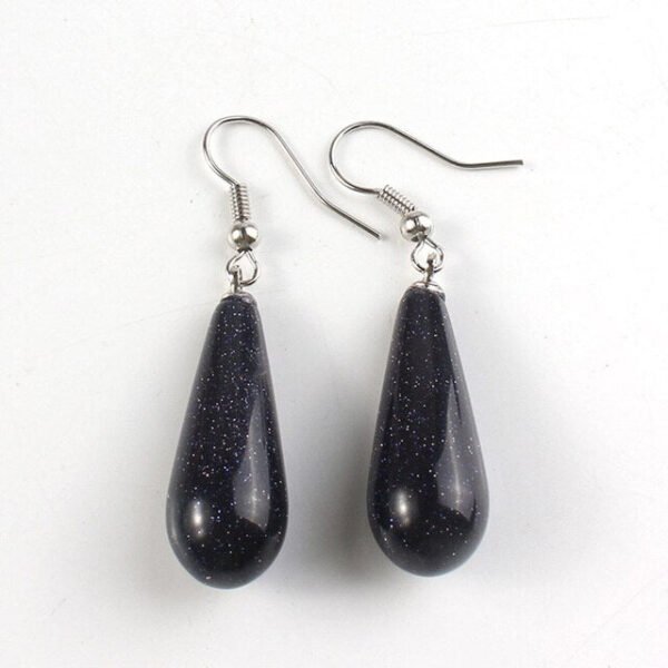 Earrings Natural Stones Crystals | Earrings Women Natural Stone - New Women Jewelry