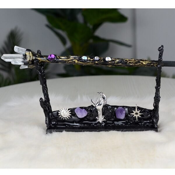 Magic Wand Stand Holder Display Your Witch Wicca Wizard Wand Collection