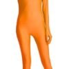 Adult Black Spandex Full Body Zentai Footed Jumpsuit Unisex Bodysuit Women Handed Unitard Skin Tight Halloween Costume