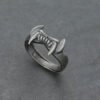 Egyptian Gods Horus Anubis Pharaoh Totem Ring