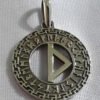 Viking Talisman Pendant Viking Rune Amulet Tyr Necklace Occult Jewelry