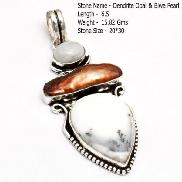 Genuine Labradorite Amethyst Agate Jasper Turquoise Rose Quartz Garnet Pyrite Pendant Sillver Overlay Copper