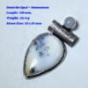 Genuine Labradorite Amethyst Agate Jasper Turquoise Rose Quartz Garnet Pyrite Pendant Sillver Overlay Copper