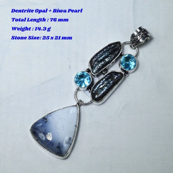 Genuine Labradorite Amethyst Agate Jasper Turquoise Rose Quartz Garnet Pyrite Pendant Sillver Overlay Copper