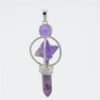 Pendulum Reiki Crystal | Pendant Reiki Healing Stone | Crystal Stones Merkaba - Women