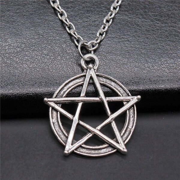 Sorcery Wizard Pentagram Star Pendant Necklace