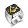 Stainless Steel Masonic Rings | Stainless Steel Finger Ring | Stainless Steel Jewelry - Rings