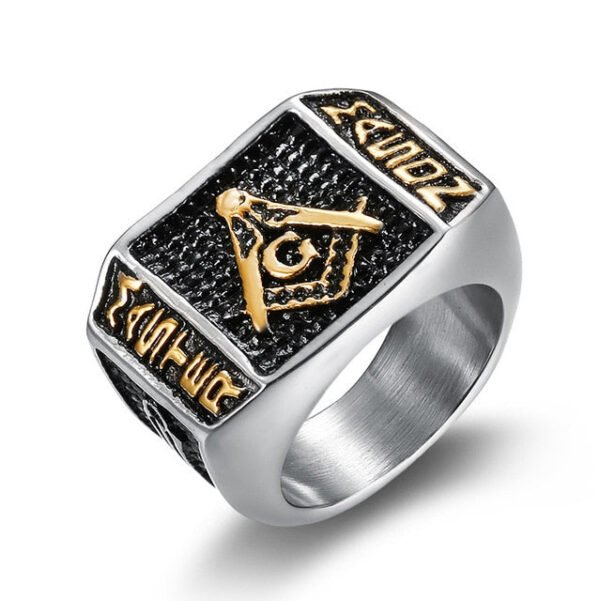 Stainless Steel Masonic Rings | Stainless Steel Finger Ring | Stainless Steel Jewelry - Rings