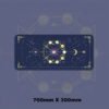Magic Moon Star Purple Extra Large Kawaii Girl Gaming Mouse Pad Cute Xxl Desk Mat Water Proof Nonslip Laptop Desk Accessories - Desk Pads & Blotters