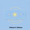Magic Moon Star Purple Extra Large Kawaii Girl Gaming Mouse Pad Cute Xxl Desk Mat Water Proof Nonslip Laptop Desk Accessories - Desk Pads & Blotters