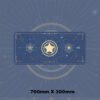Magic Moon Star Purple Extra Large Kawaii Girl Gaming Mouse Pad Cute Xxl Desk Mat Water Proof Nonslip Laptop Desk Accessories - Desk Pads & Blotters