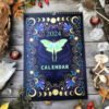 Calendar for a Magical 2024 Wall Calendar Creative Animals Witch Calendar New Year Monthly Planner Art for Wall Decoration
