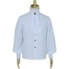 Men medieval Gothic Shirt Larp Viking Vintage Bridegroom Cosplay Costume Top Princes white Shirt Stage perfoming outfit