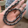 Hematite Necklace Mens Beaded Necklace for Him Black Lava Stone Necklace Jewelry Gift For Boyfriend Black Necklace