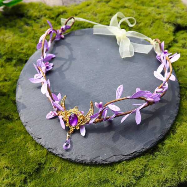 Elf Crown Tiara – Enchanting Bridal Bridesmaid Hair WitchJewelry