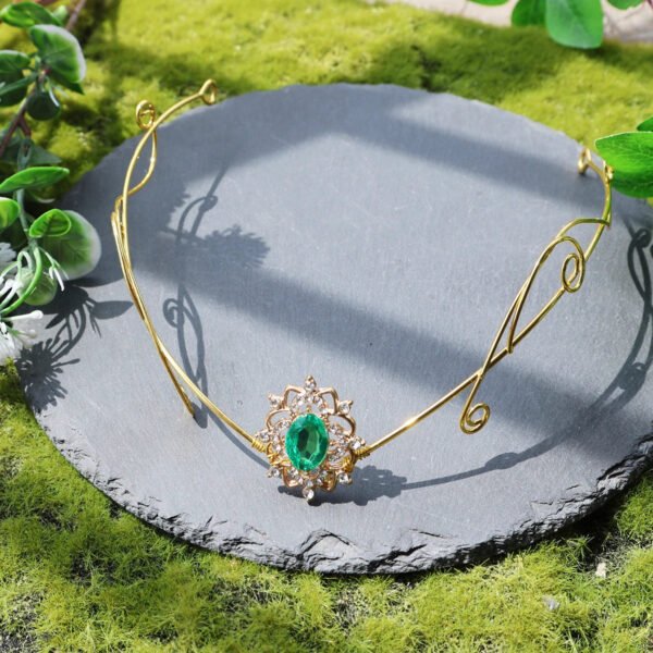 Elf Crown Tiara – Enchanting Bridal Bridesmaid Hair WitchJewelry