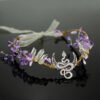 Forest Fairy Hair Tiara Elf Hair Crown Crystal Tassels Hairband Woodland Pixie Hair Jewelry for women