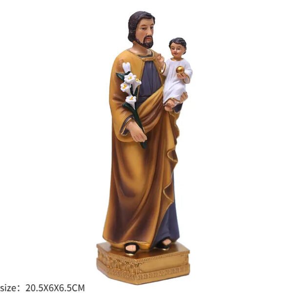 Jesus Statues/ Virgin Mary Figurine Sculpture Christian Wedding Gift Xmas Desktop Display Decors Renaissance Collection Gifts
