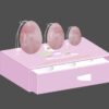 Natural Rose Quartz Yoni Egg Jade Eggs Women Kegel Exerciser Vaginal Muscles Tightening Ball Crystal Yoni Wand Kegel Eggs - Massage Ball