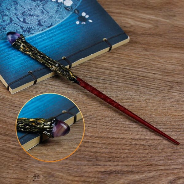 Natural Stones Crystal Magic Wand Witch Amethyst Rose Pink Quartz Labradorite Red Agate Home Decoration Witchcraft Reiki Healing