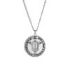 Dawapara Religious Solomon Necklace Magic Square Talisman Pendants Protection Wealth Amulet Stainless Steel Jewelry