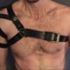 Fetish Men Sexual Chest Leather Harness Belts Adjustable Bdsm Gay Body Bondage Harness Strap Rave Gay Clothing For Adult Sex - Exotic Tanks