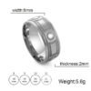 My Shape Viking Celtics Knot Ring For Men Women Black Color Geometric Stainless Steel Finger Rings Vintage Male Jewelry Anillos - Rings