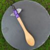Witch Altar Tool Goddness Triple Moon Pentgram Crystal Wood Spoon Ritual Tool Altar Adornment Magic Wicca Gift