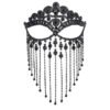New Tassel Veil Masks Women Headwear Rhinestone Chains Face Mask Masquerade Dance Party Costume Sexy Face Accessories Jewelry