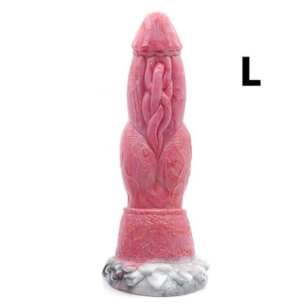YOCY S/M/L Ice Dragon Anal Plug Silicone Monster Dildo With Sucker Big Knot Penis Butt Masturbator Sex Toy For Women Men| |