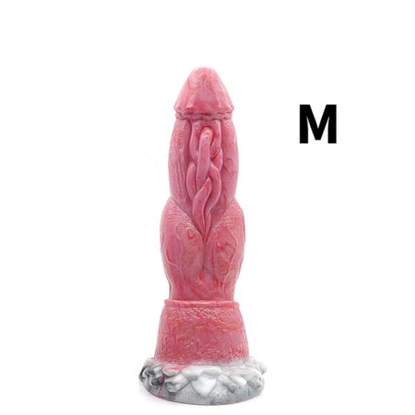 YOCY S/M/L Ice Dragon Anal Plug Silicone Monster Dildo With Sucker Big Knot Penis Butt Masturbator Sex Toy For Women Men| |
