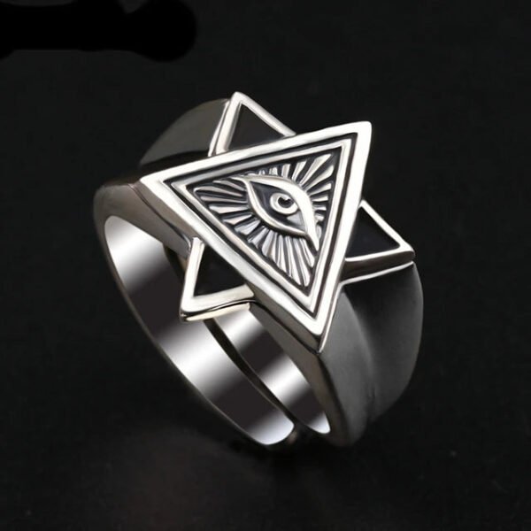 Egyptian Gods Horus Anubis Pharaoh Totem Ring