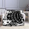 Cat Ouija Board Symbol Throw Blanket Satan666 Plush Blanket Soft Panther Skull Cozy Blankets for Sofa Chair Bed blankets|Blankets|