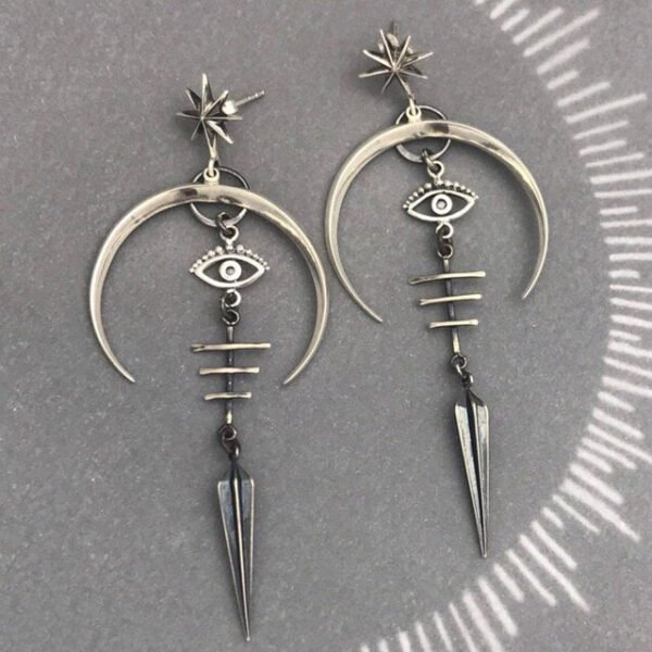 Earrings Dragon Stones | Dragon Drop Earrings Women | Gothic Earrings Stone - Trendy