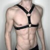 Fetish Men Sexual Chest Leather Harness Belts Adjustable Bdsm Gay Body Bondage Harness Strap Rave Gay Clothing For Adult Sex - Exotic Tanks